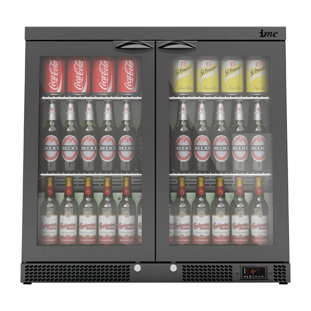 IMC Mistral M90 Double Door Bottle Cooler 185Ltr F77/251B