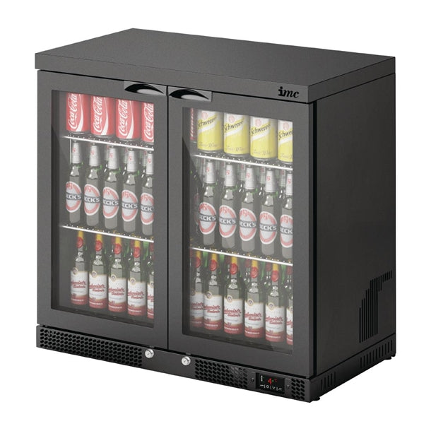 IMC Mistral M90 Double Door Bottle Cooler 185Ltr F77/251B