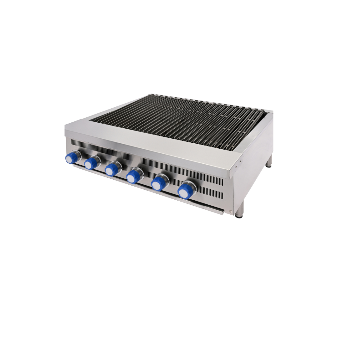 Imperial IRB-36 6-Burner Countertop Gas Broiler