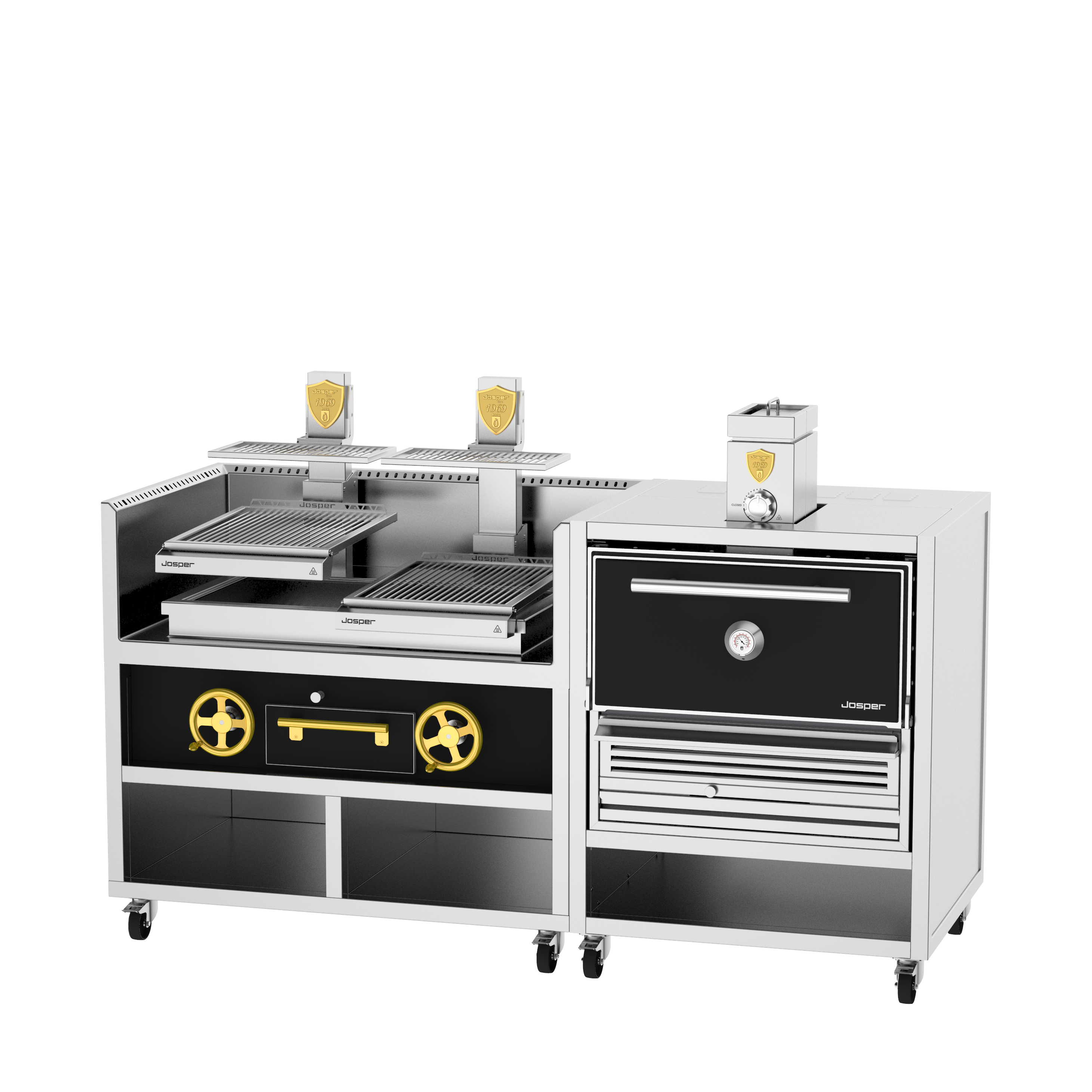 Josper CVJ-50-2-1-PRO-M Medium Combination Oven and Grill