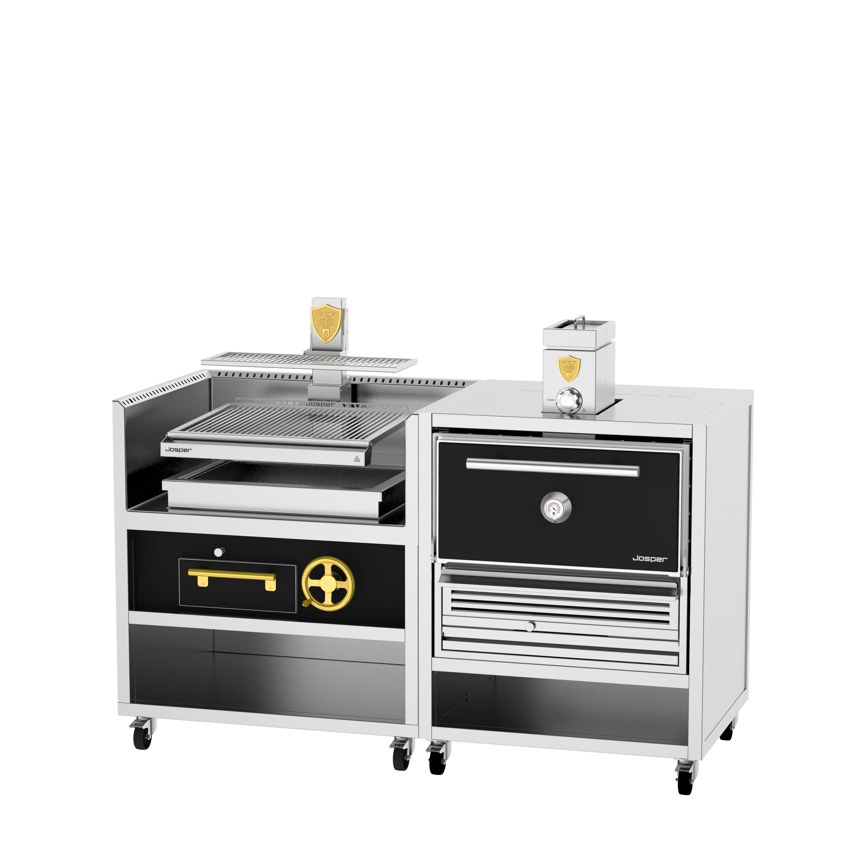 Josper CVJ-76-1-1-PRO-M Medium Combination Oven and Grill