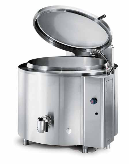 Firex Easypan cylindrical boiling pan, indirect gas, 200L PMRIG200