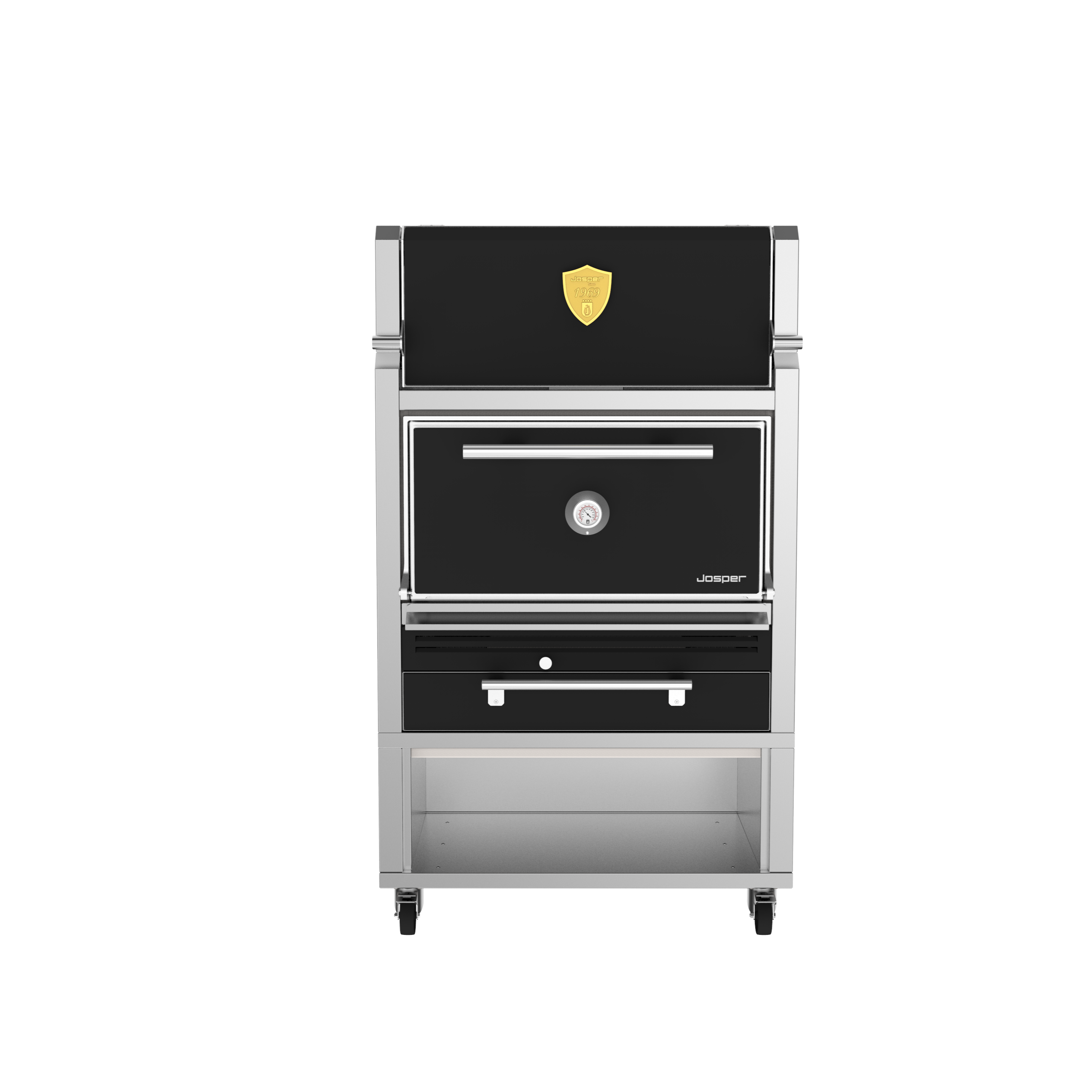 Josper HJA-PLUS-M120-HCT Medium Model Charcoal Oven with Hot Cabinet and Table