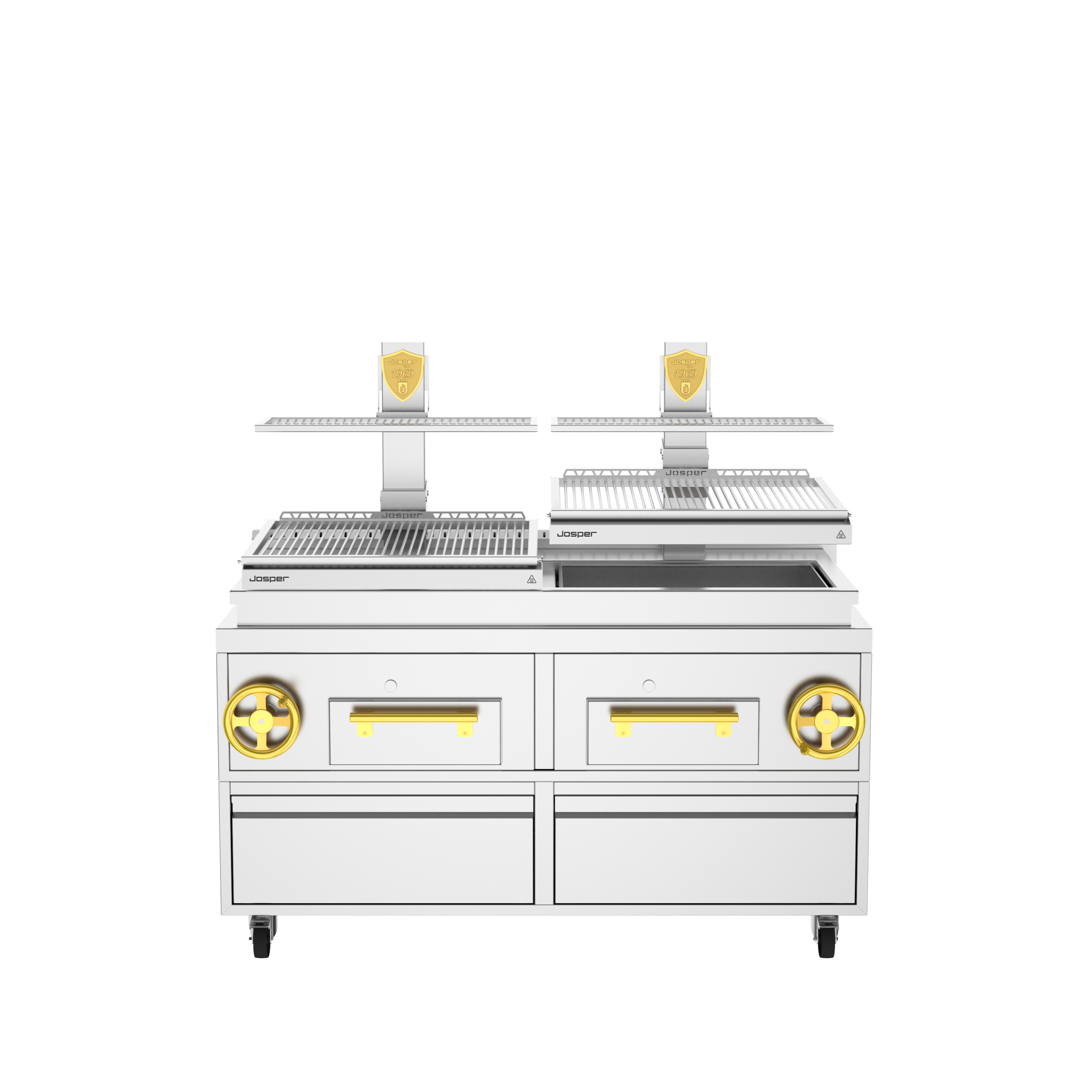 Josper PVJ-76-2-1-CT Double Mast Countertop Basque Grill