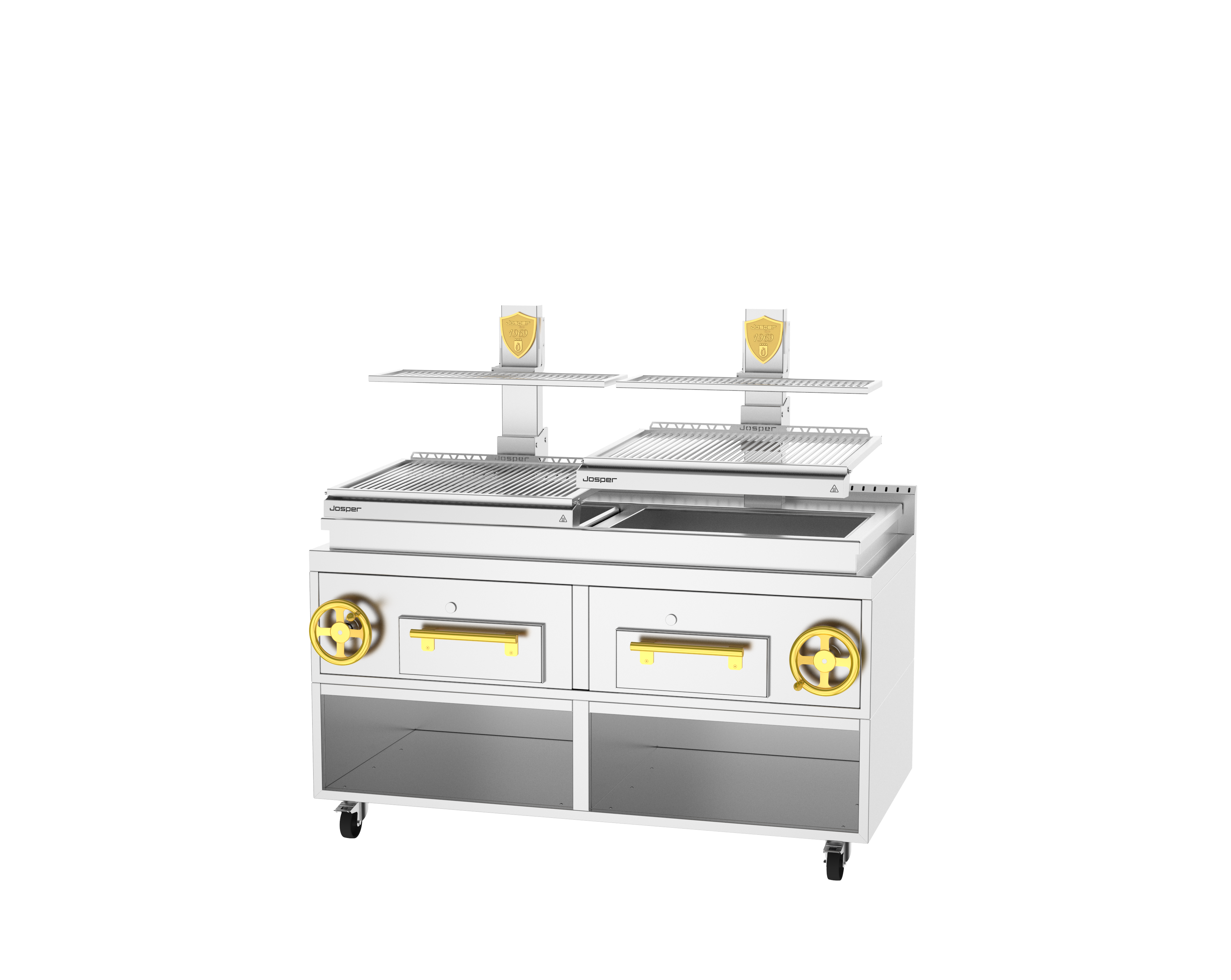 Josper PVJ-76-2-1-CT Double Mast Countertop Basque Grill