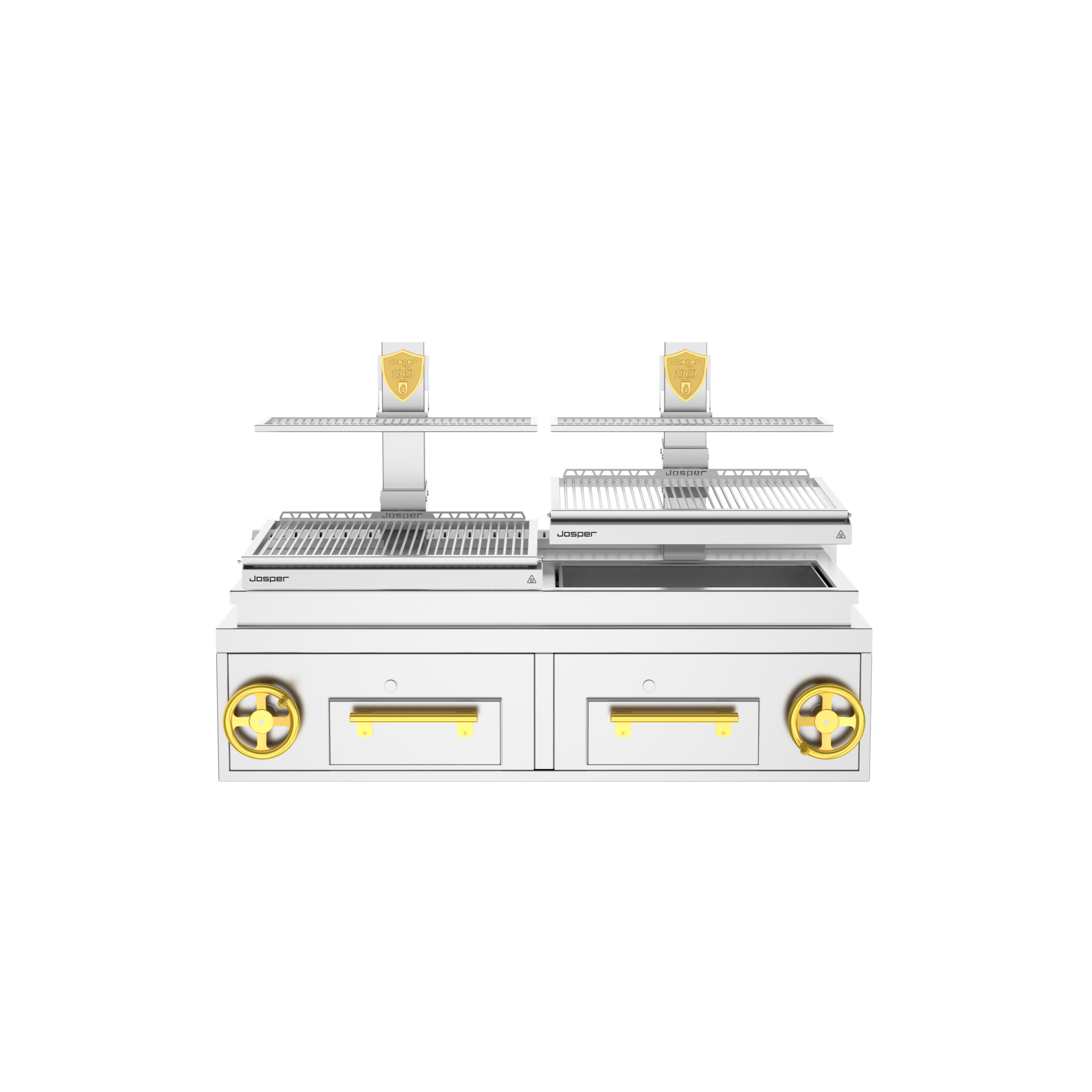 Josper PVJ-76-2-1-CT Double Mast Countertop Basque Grill