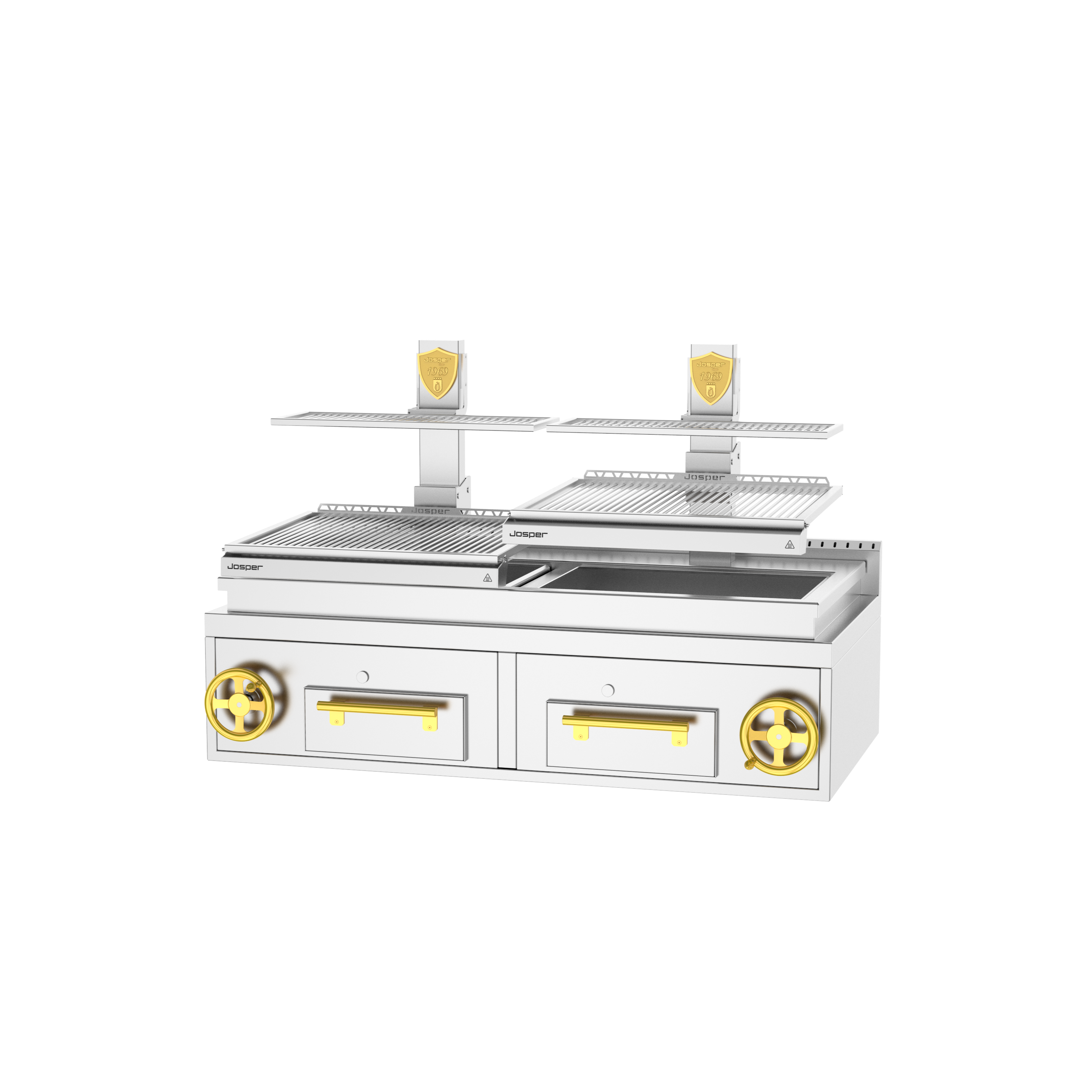 Josper PVJ-76-2-1-CT Double Mast Countertop Basque Grill