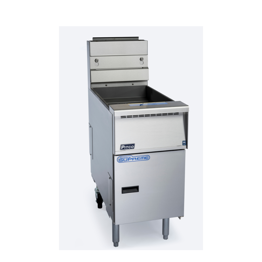 Pitco SSH55-T-SSTC Single Twin Tank Solstice Supreme Fryer