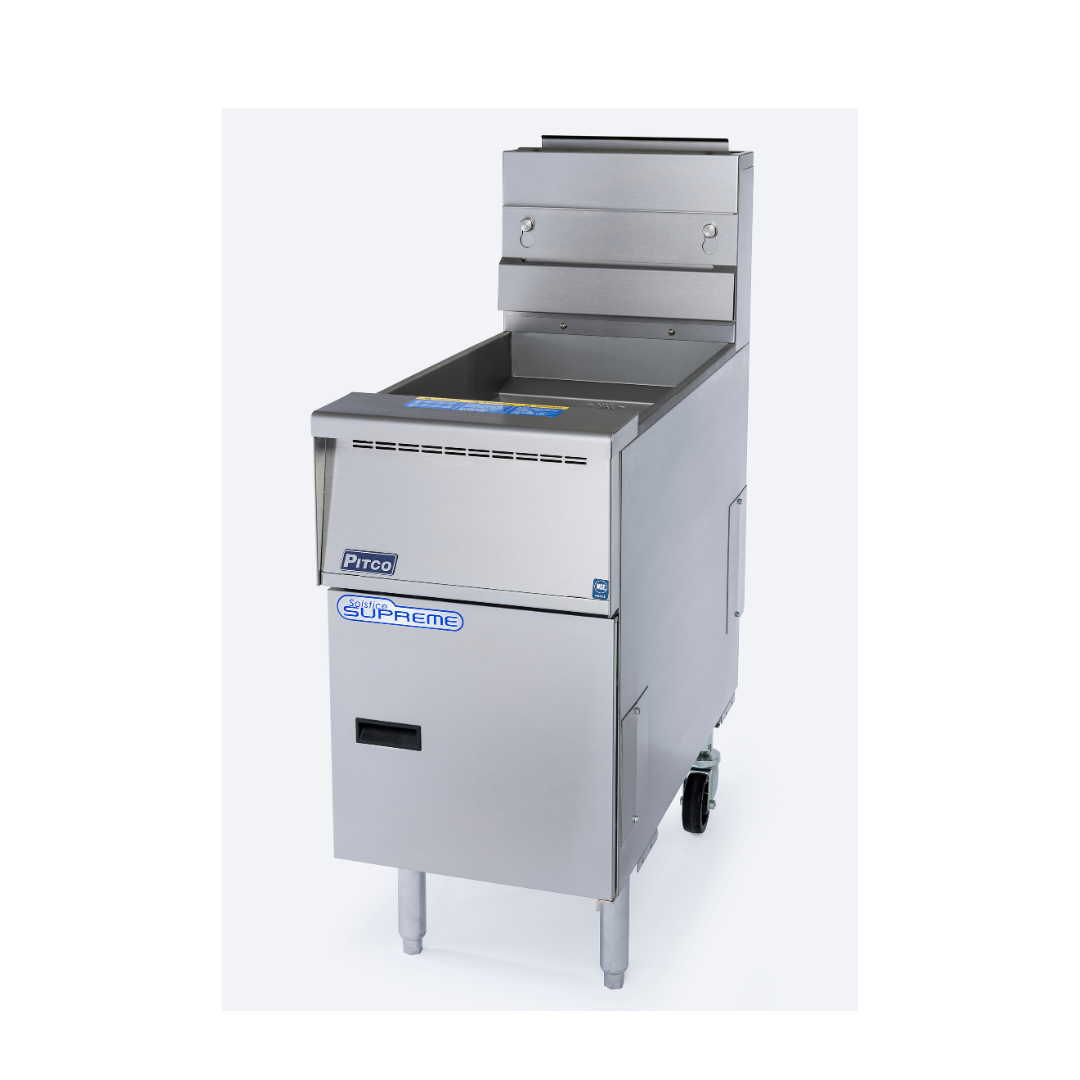 Pitco SSH55-T-SSTC Single Twin Tank Solstice Supreme Fryer