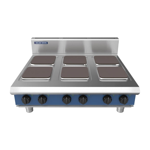 Blue Seal 6 Plate Countertop Hob 15.6kW E516S-B