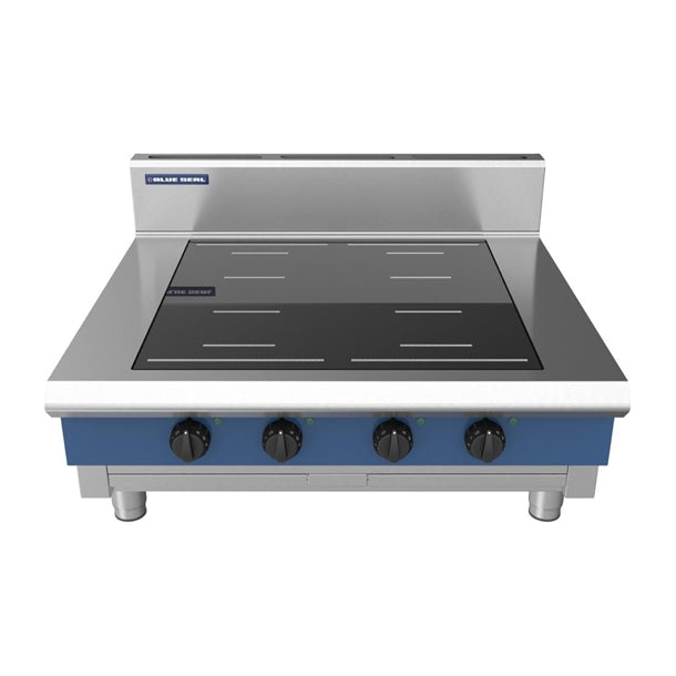 Blue Seal 4 Zone Countertop Full Area Induction Hob 20kW IN514F-B