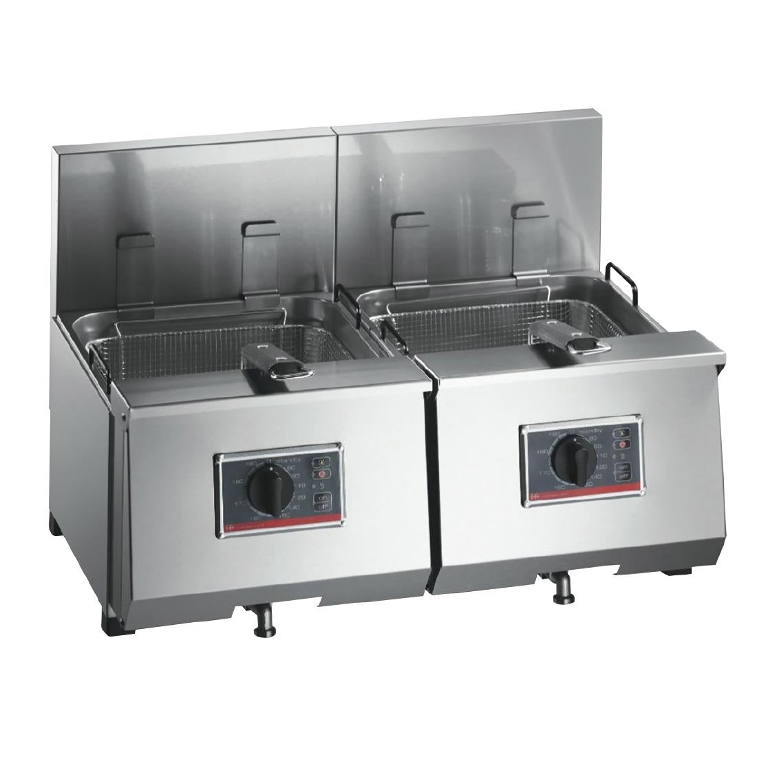 FriFri Profi+ 8+8 Electric Countertop Fryer Twin Tank Twin Baskets 2x6.9kW Three Phase