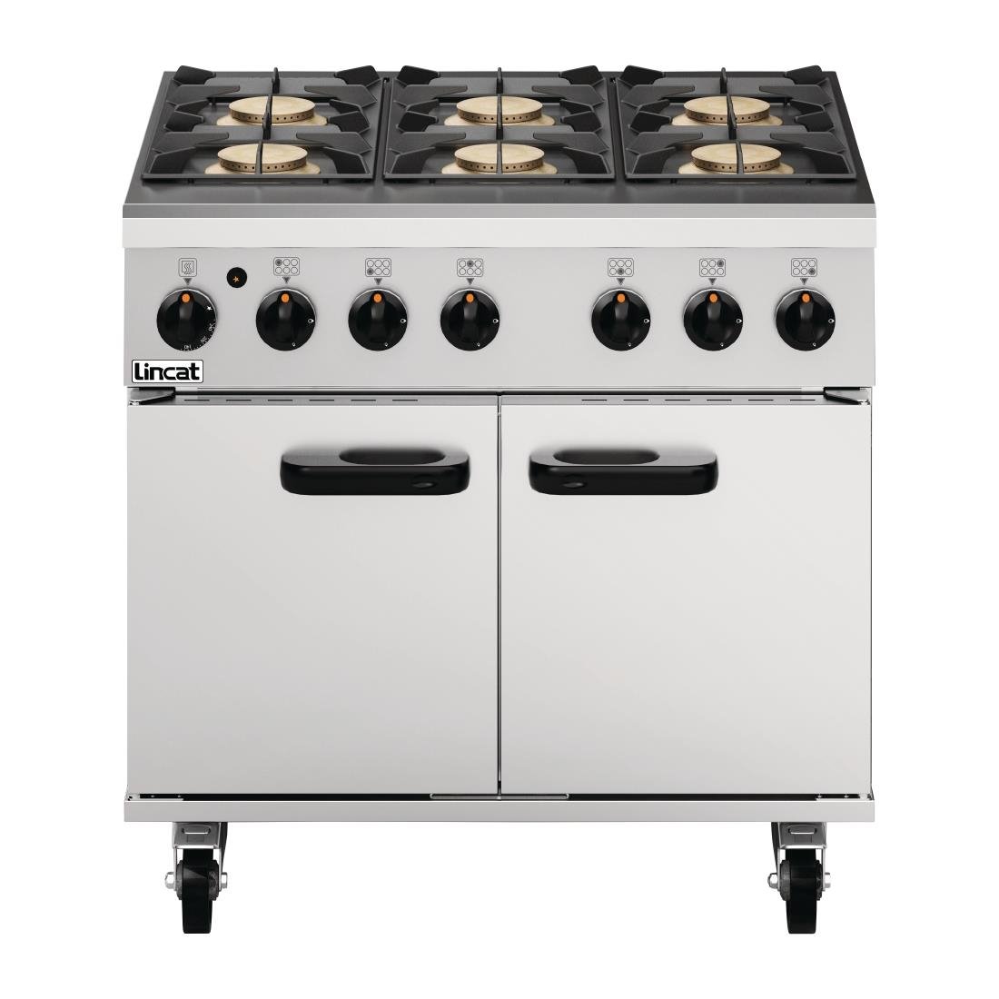 Lincat Phoenix LPG 6 Burner Oven Range PHGR01/P