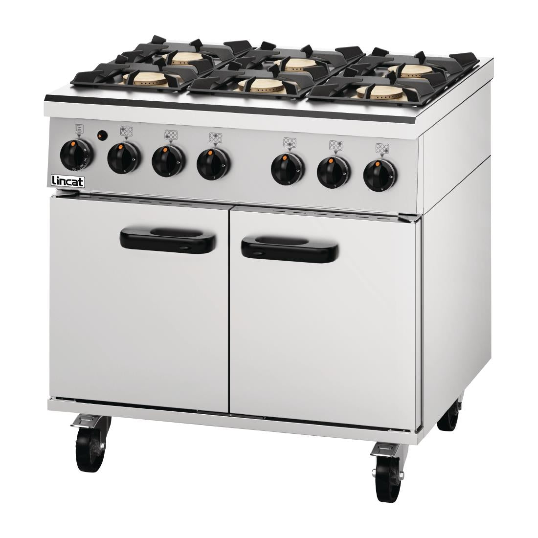 Lincat Phoenix Natural Gas 6 Burner Oven Range PHGR01/N