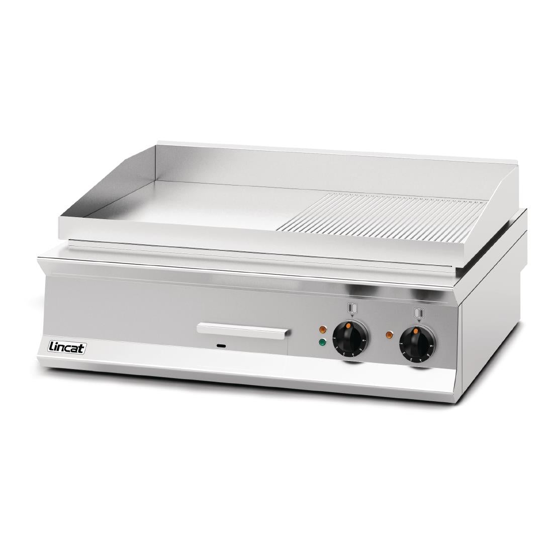 Lincat Opus 800 Half Ribbed Griddle OE8206/R