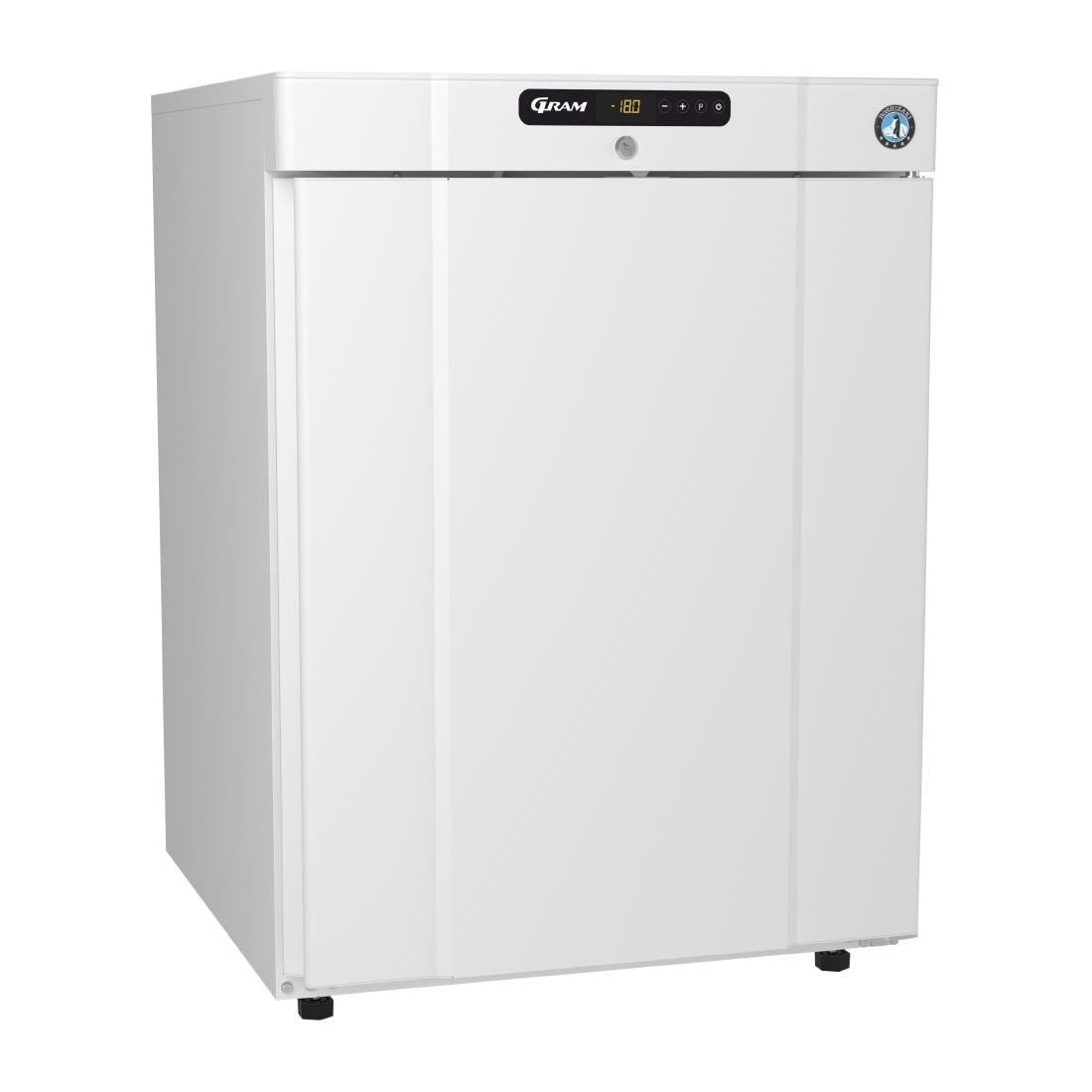 Gram Compact 1 Door 128Ltr Undercounter Freezer F220 LG 2W