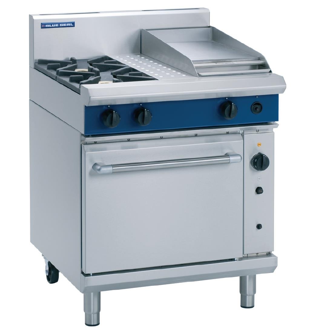 Blue Seal Evolution 2 Burner/Griddle Convection Oven LPG 750mm G54C/L