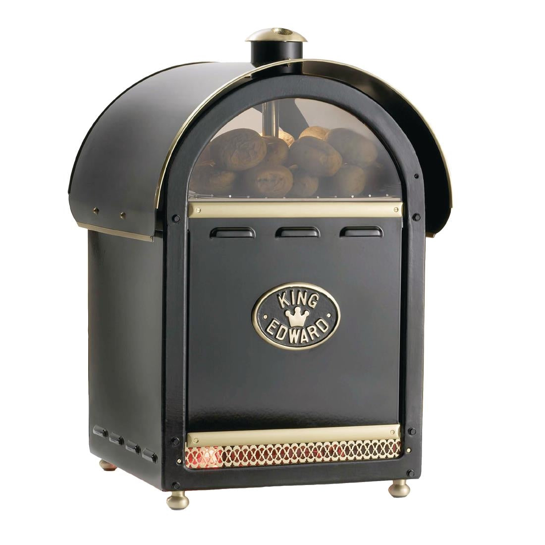 King Edward Large Potato Baker Black PB2FV/BLK