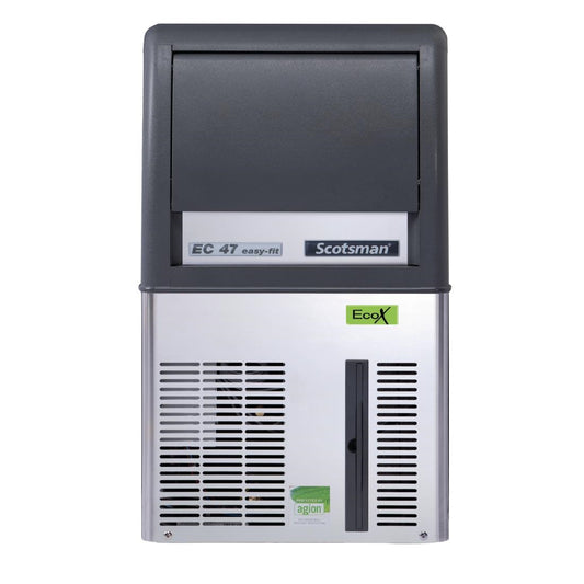 Scotsman EC 47 Self Contained Ice Machine w/ integral drain pump & XSAFE 25kg Output