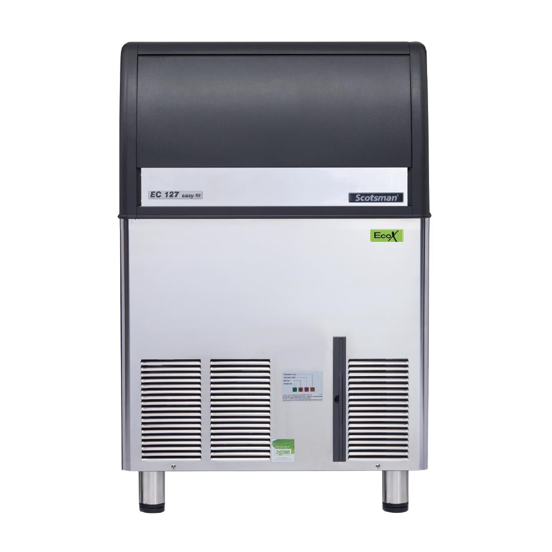 Scotsman EC 127 Self Contained Ice Machine w/ integral drain pump & XSAFE 75kg Output