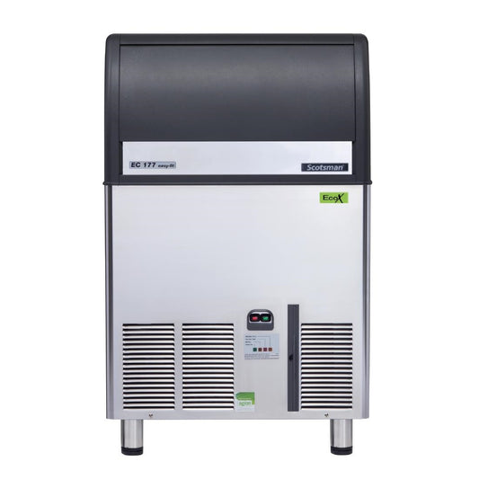 Scotsman EC 177 Self Contained Ice Cuber w/ integral drain pump & XSAFE 84kg Output